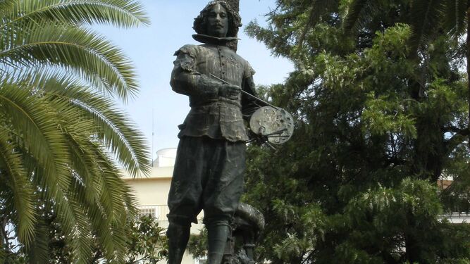 El monumento a Velázquez de la Plaza del Duque.