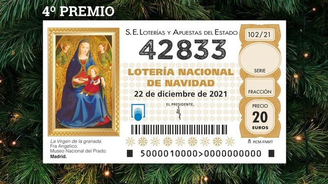 El 42.833, primer cuarto de la Lotería de Navidad 2021