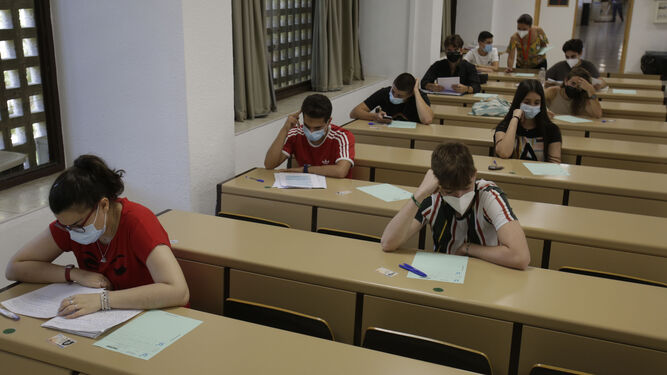 Examen de Selectividad del pasado junio en Sevilla.