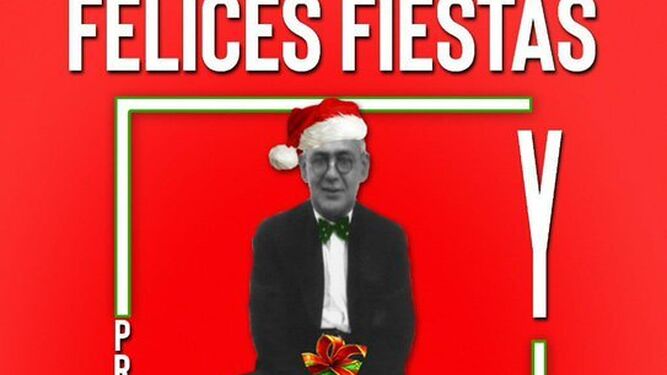 Piden a Defender Andalucía y Adelante Andalucía la retirada de un cartel  con Blas Infante con gorro de Papá Noel