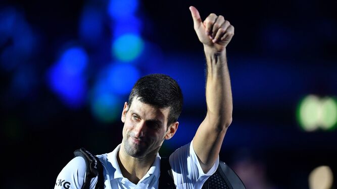 Djokovic, en el torneo de Turín.