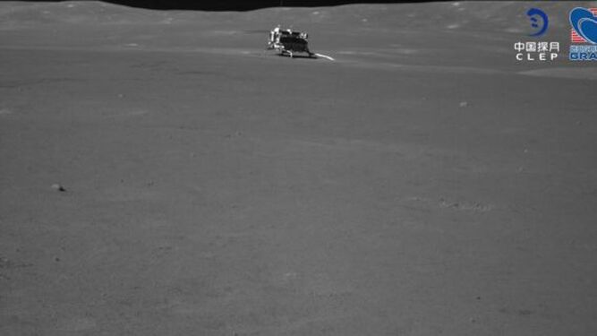 El rover chino supera mil metros en la cara oculta de la Luna