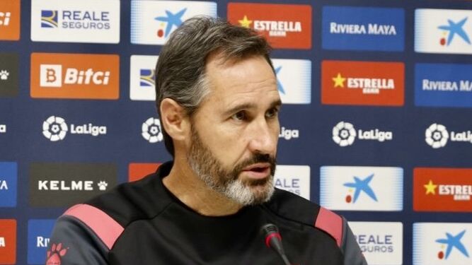Vicente Moreno, entrenador del Espanyol.
