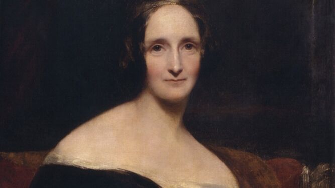 Mary Shelley (1797-1851) retratada por Richard Rothwell (1840).