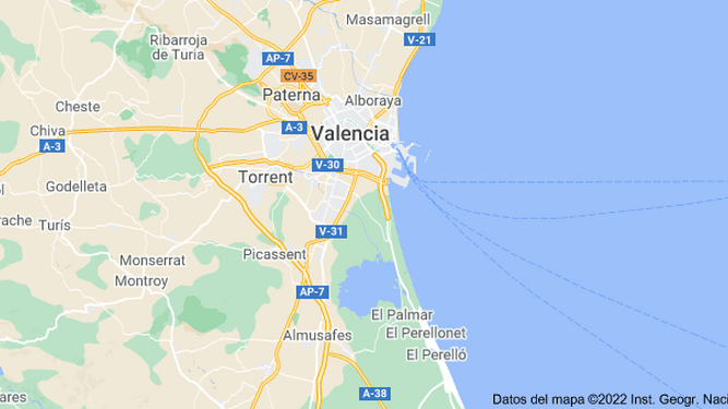 Mapa de Valencia