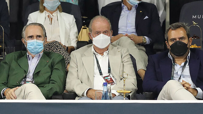 Don Juan Carlos, en un partido de Nada en Abu Dhabi