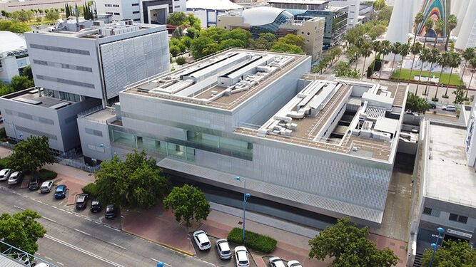Una vista aérea del Hospital  Cartuja Macarena de Sevilla