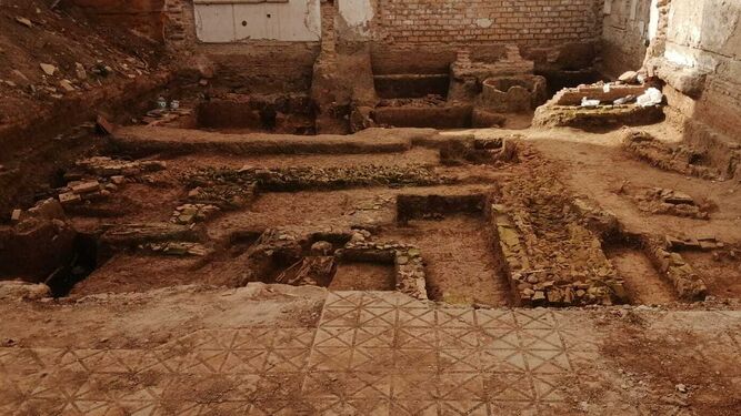 Los restos romanos encontrados en El Fontanal.