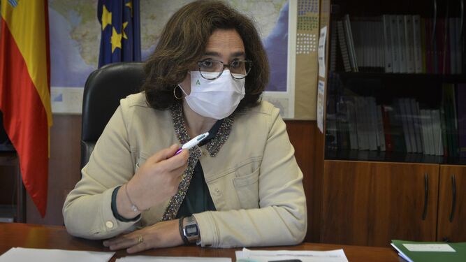 María José Eslava, delegada territorial de Educación de la Junta de Andalucía.