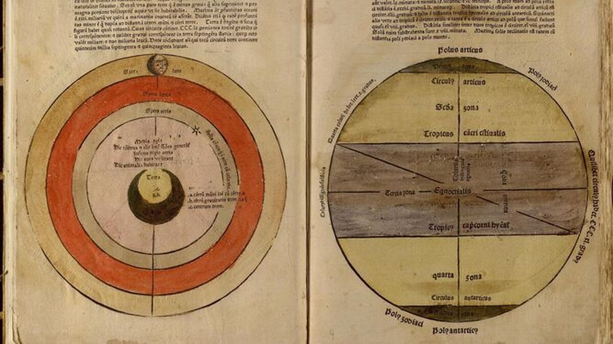 'Tractatus de ymagine mundi, et al.' de Pierre d'Ailly. Lovaina, 1480-82. Biblioteca Colombina.