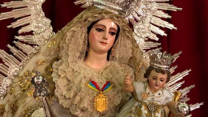 La Virgen de las Nieves, patrona de Los Palacios y Villafranca.
