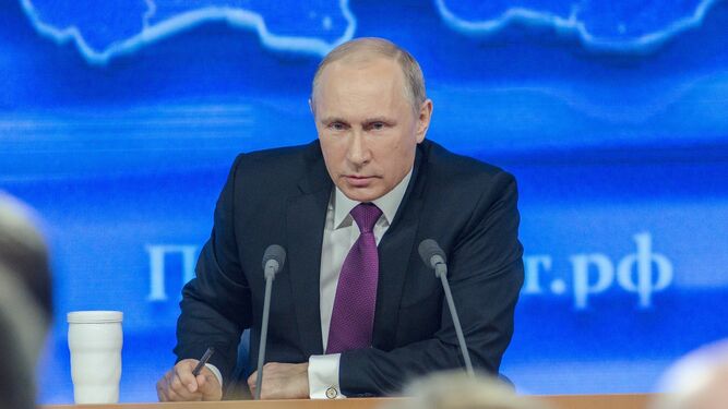 Vladimir Putin, durante una de sus intervenciones