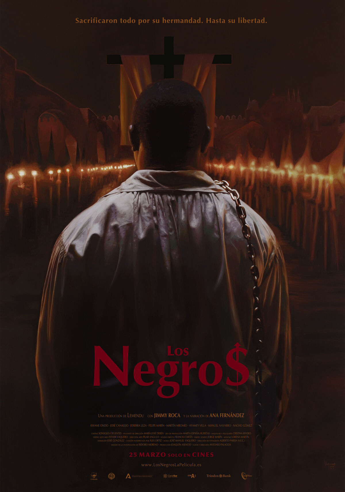 Cartel de la película 'Los Negros' realizado por Fernando Vaquero