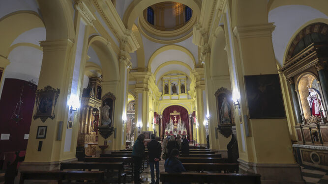 Interior de la iglesia de San Ildefonso