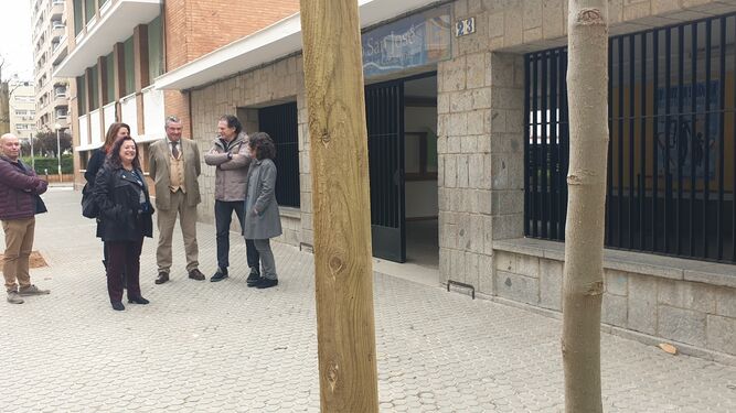 El Ayuntamiento concluye el nuevo itinerario escolar del colegio San José en Los Remedios