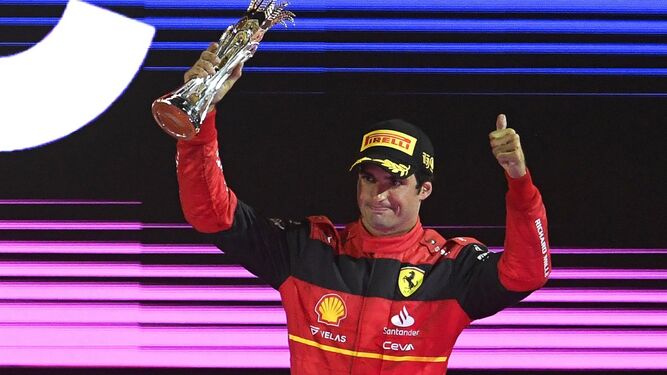 Carlos Sainz logró su octavo podio en F1, el sexto con Ferrari y el 108  para España