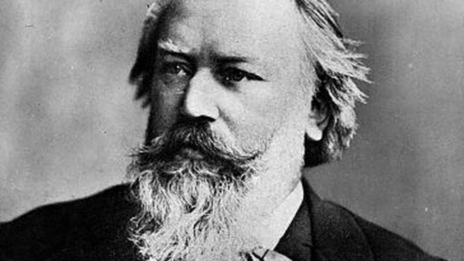 El compositor Johannes Brahms.