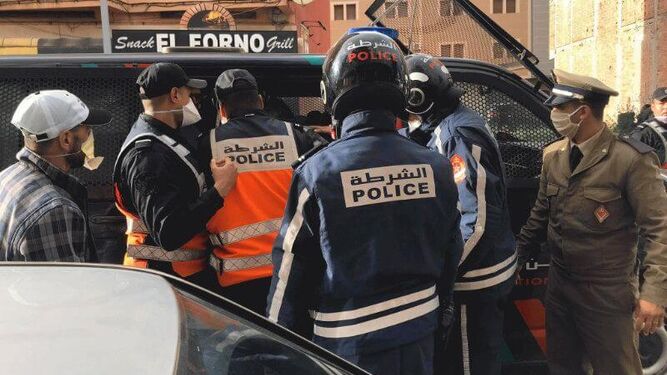 Policía de Marruecos.