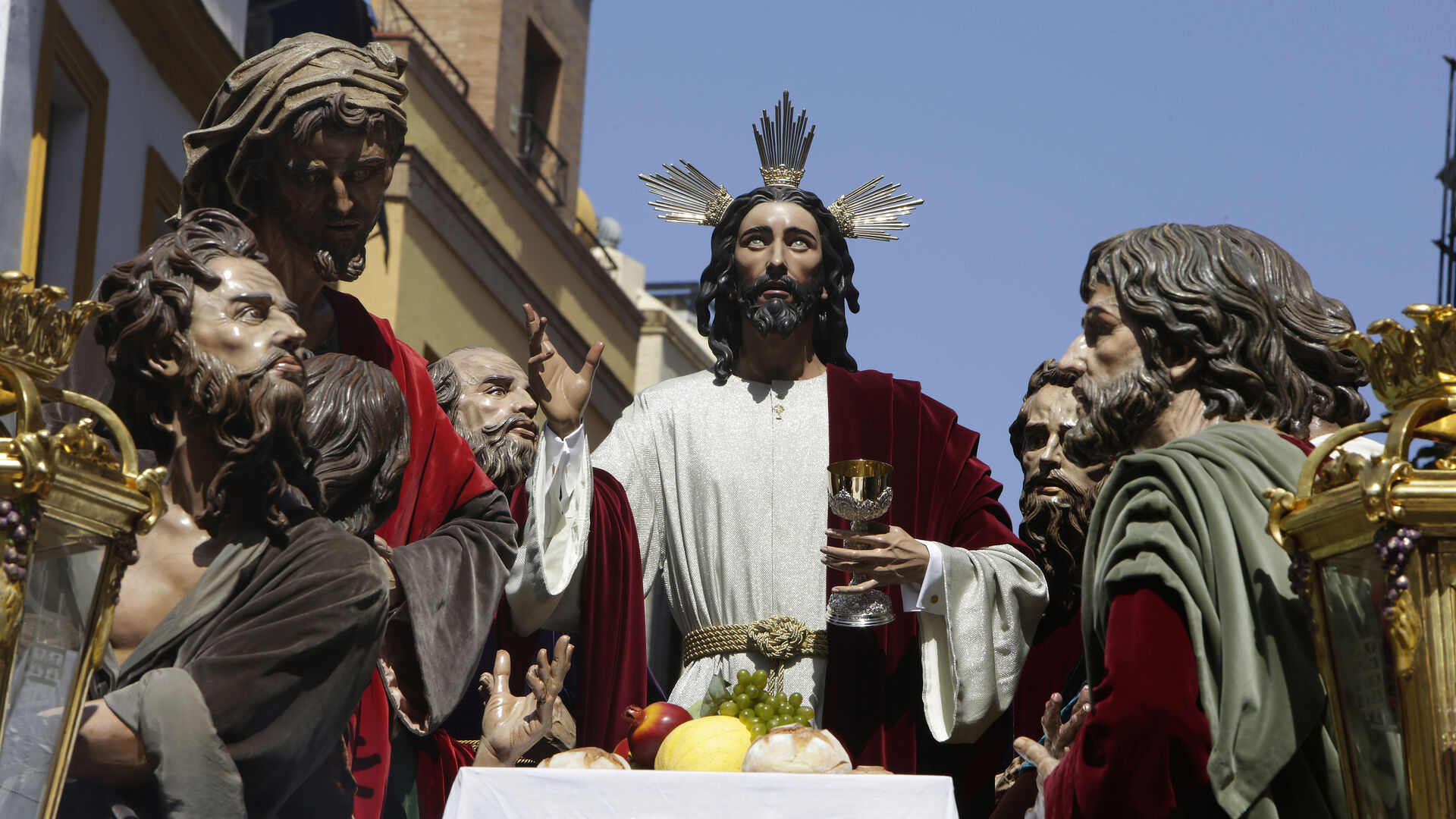 Fotos de La Cena en el Domingo de Ramos de la Semana Santa de Sevilla
