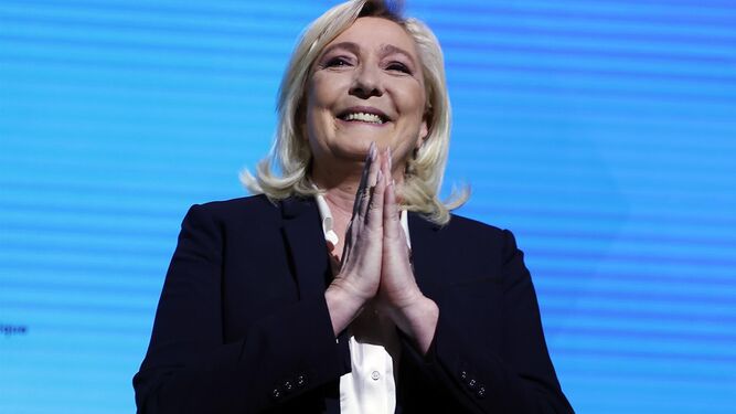 La candidata ultraderechista francesa, Marine Le Pen