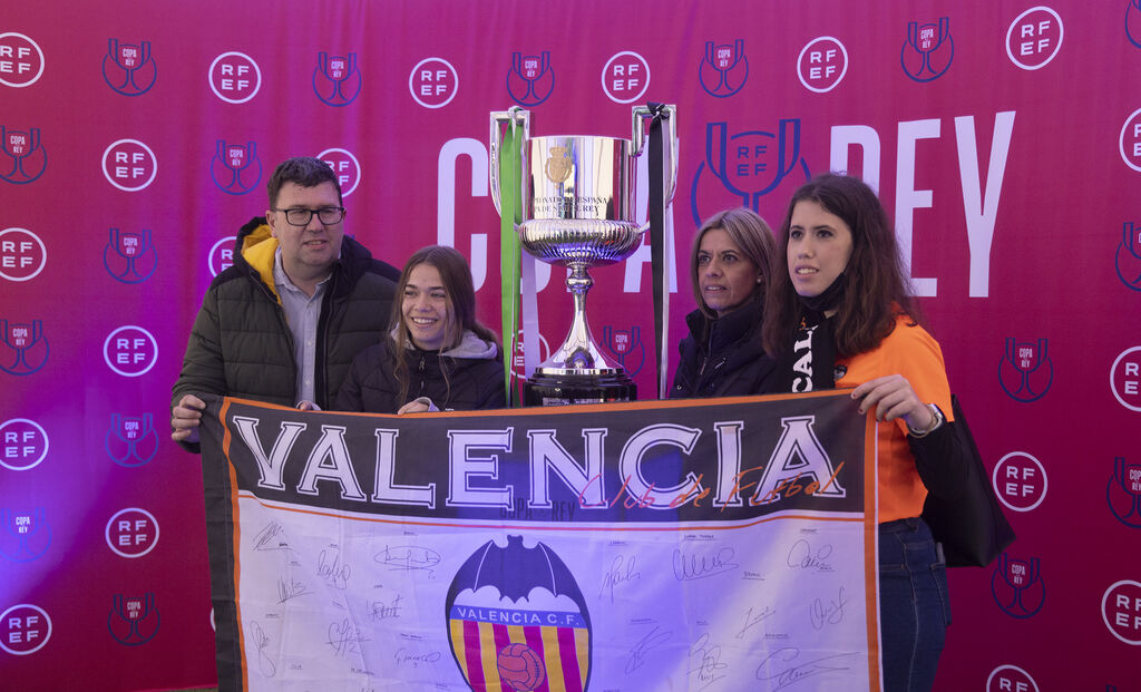Betis - Valencia | La final de la Copa del Rey se ambienta pese a la lluvia