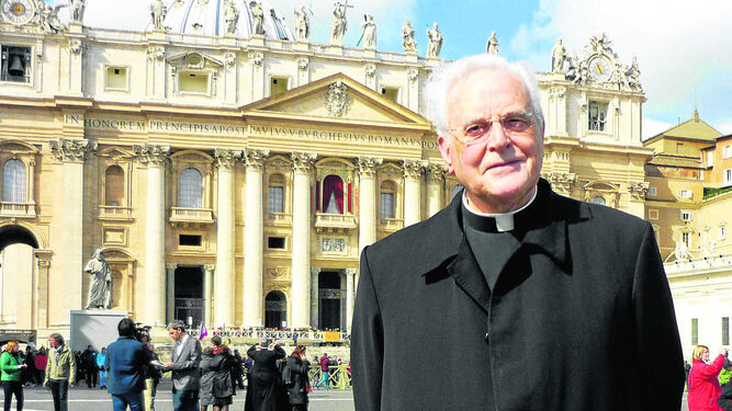 El cardenal Amigo Vallejo en Roma.