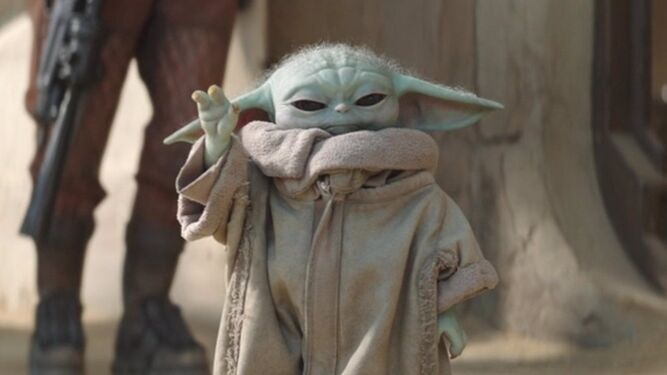 Grogu, o Baby Yoda, protagonista de la serie 'The Mandalorian'