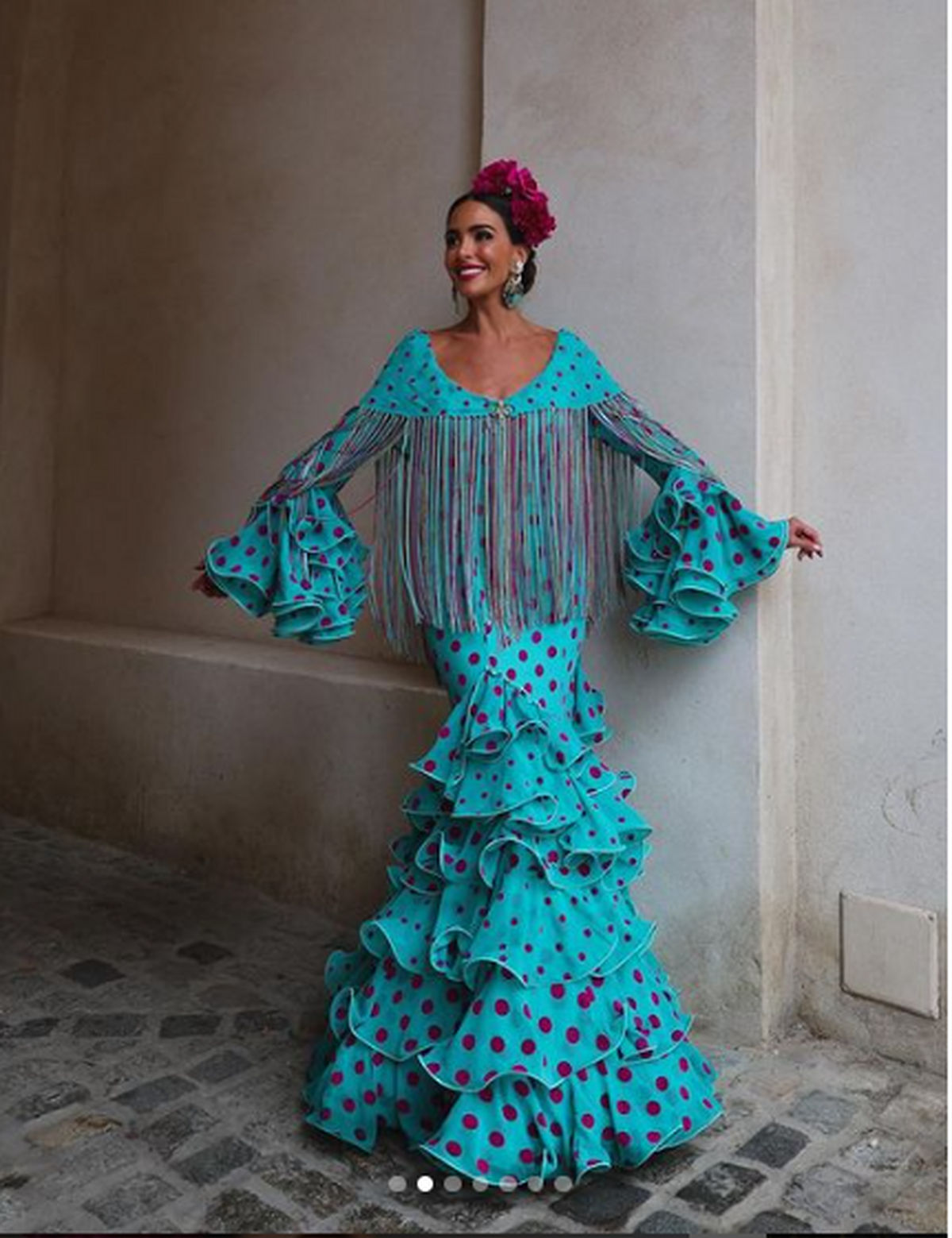 Las famosas de mejor vestidas de la Feria de Abril de Sevilla 2022