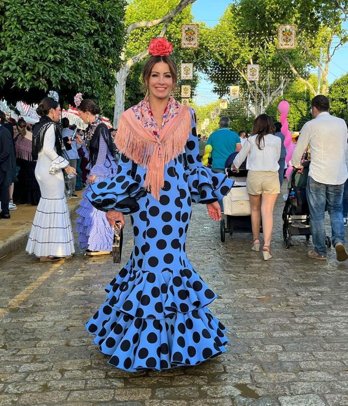 Las famosas de flamenca mejor vestidas de Feria Abril de 2022