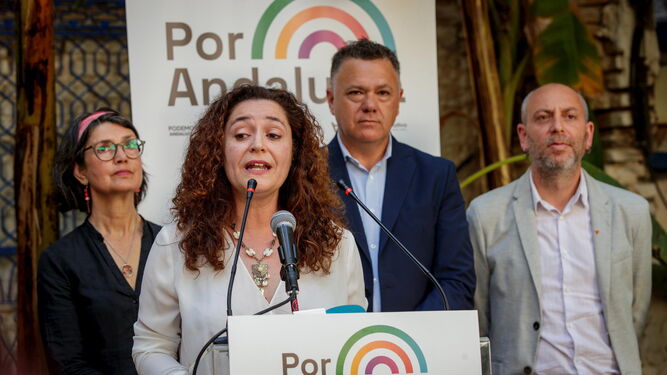 La candidata de Por Andalucía, Inmaculada Nieto