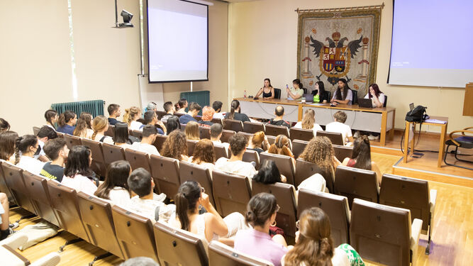 Aula Federico García Lorca de la Facultad de Filosofía y Letras en la UGR.