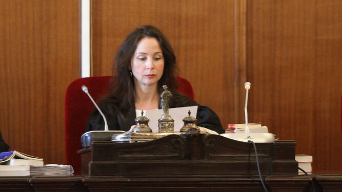 La juez Mercedes Alaya presidiendo un juicio con jurado popular.
