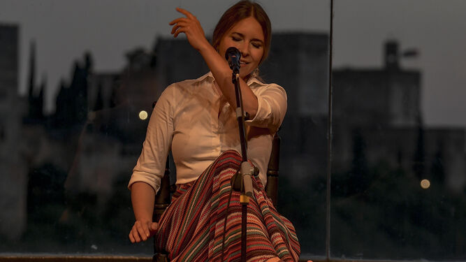 Rocío Márquez en un concierto reciente.