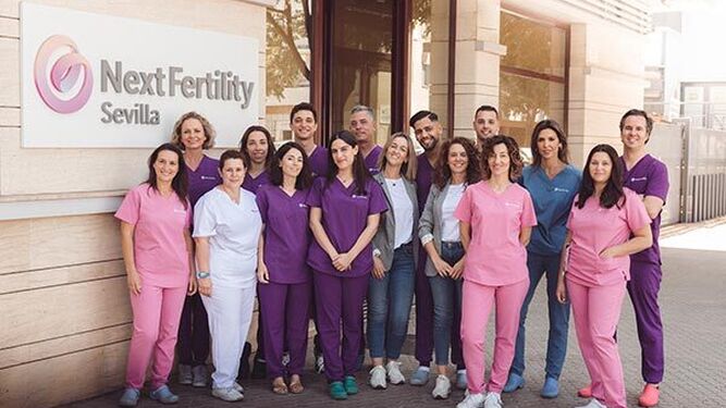 El equipo de la clínica Next Fertility Sevilla