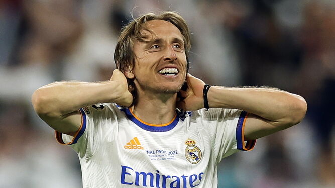 Modric, tras ganar la decimocuarta copa de Europa con el Real Madrid