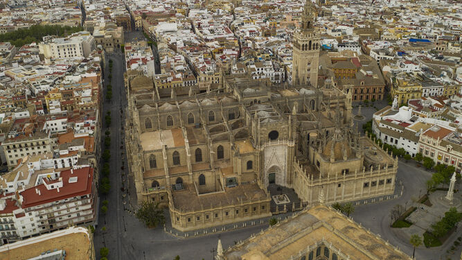 La Catedral de Sevilla y su entorno.