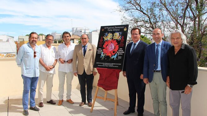 Presentación del cartel del festival flamenco solidario Valle Gitano.