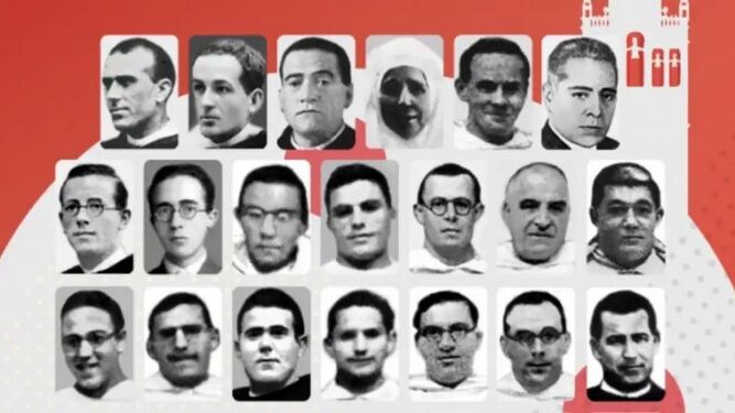 Algunos de los mártires dominicos que serán beatificados en Sevilla.