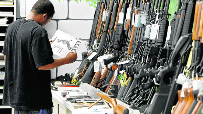 Una tienda de armas en EEUU.