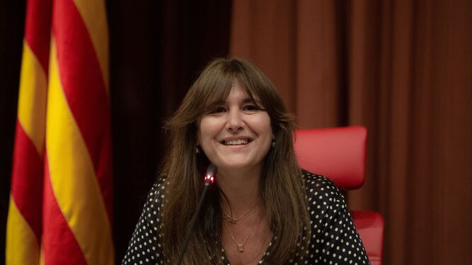 La presidenta del Parlamento catalán, Laura Borràs