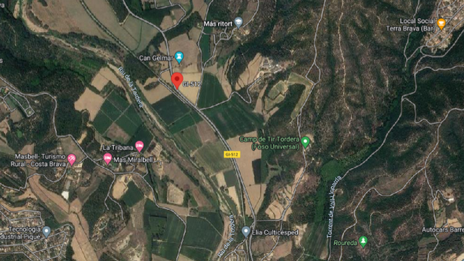 Muere tras un choque frontal en la GI-512 en Fogars de la Selva (Barcelona)