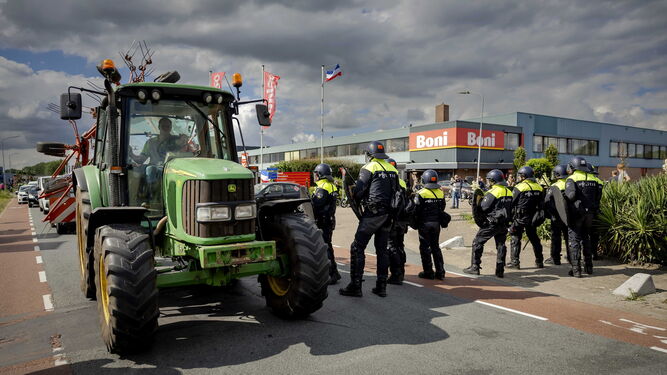 Protestas en Holanda.