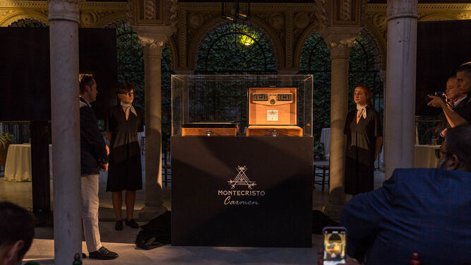 Presentación de Montecristo Carmen, un homenaje a la Real Fábrica de Tabacos de Sevilla.