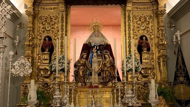Altar con las santas Justa y Rufina
