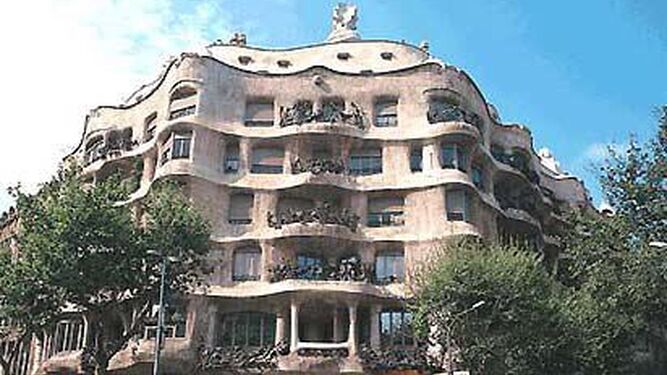 Imagen de La Pedrera, una de las obras cumbre de Gaudí.