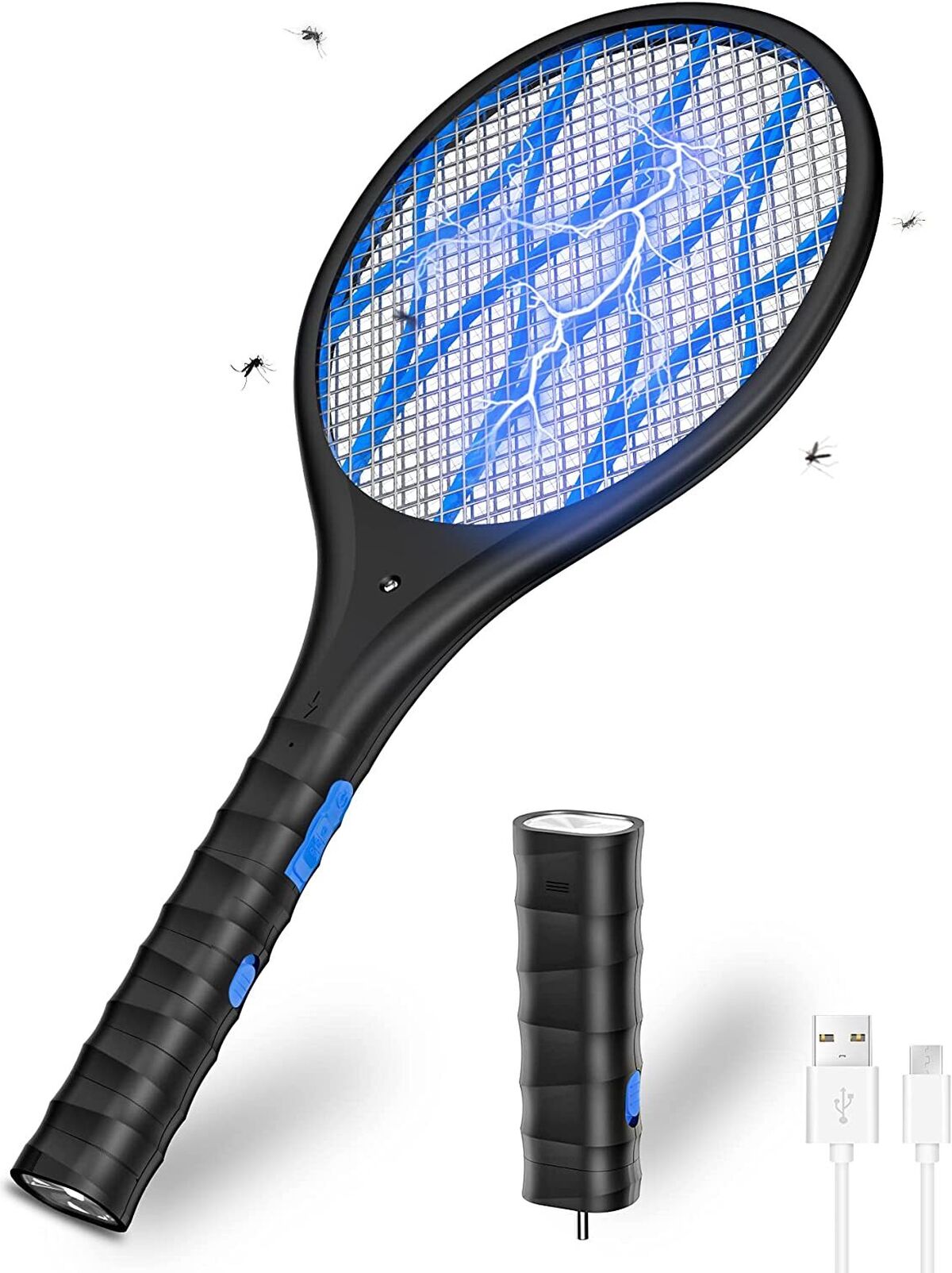 Conoces la raqueta eléctrica mata moscas y mosquitos? El terror de los  pequeños insectos