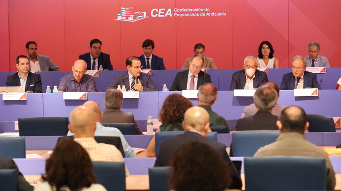 Reunión de la CEA con Javier González de Lara al frente