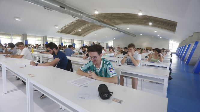 Examen de Selectividad en la Universidad Pablo de Olavide.