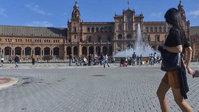 La Plaza de España.