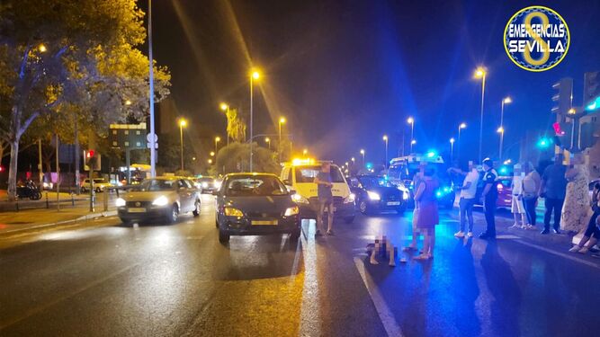 Herida una menor tras ser atropellada cuando cruzaba por un paso de peatones de Sevilla